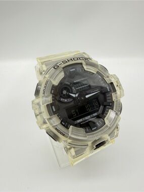 Casio G-Shock GA-700SKE-7A Clear Skeleton Analog Digital Watch 5522